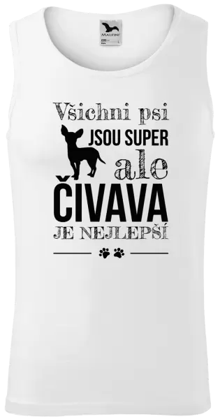 Pánské tílko Čivava je nejlepší