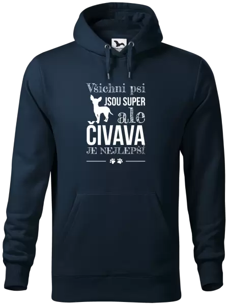 Pánská mikina Čivava je nejlepší