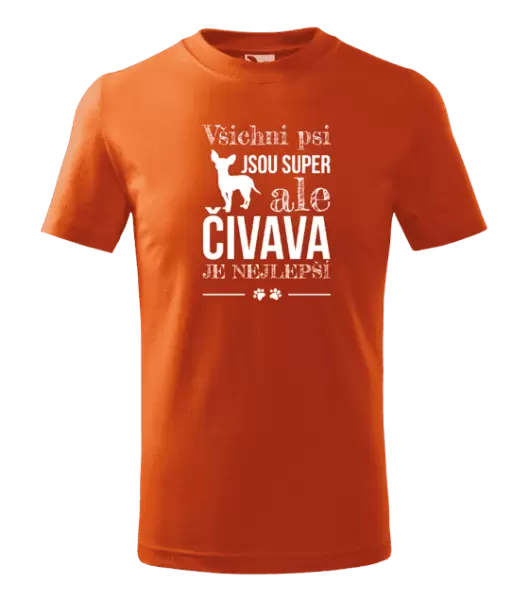 Dětské tričko Čivava je nejlepší