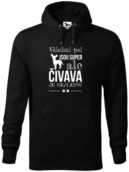 Pánská mikina Čivava je nejlepší