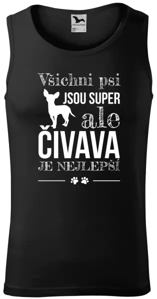 Pánské tílko Čivava je nejlepší