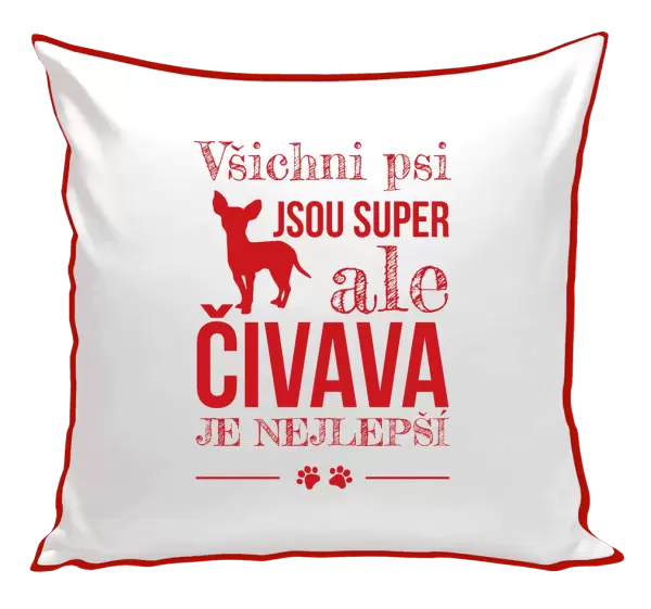 Polštář Čivava je nejlepší