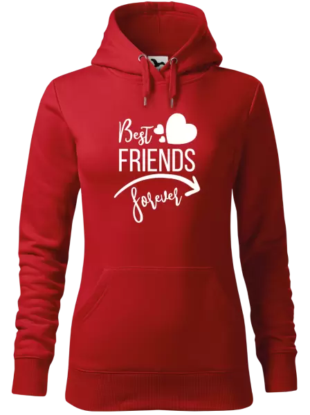 Dámská mikina Best friends forever srdce #1