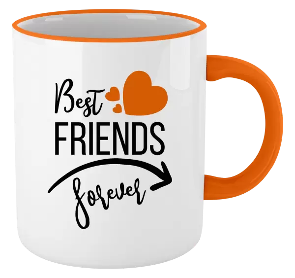 Hrnek Best friends forever srdce #1