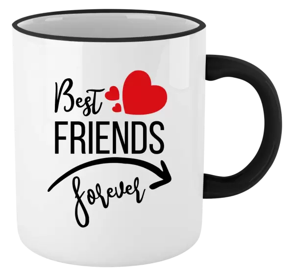 Hrnek Best friends forever srdce #1