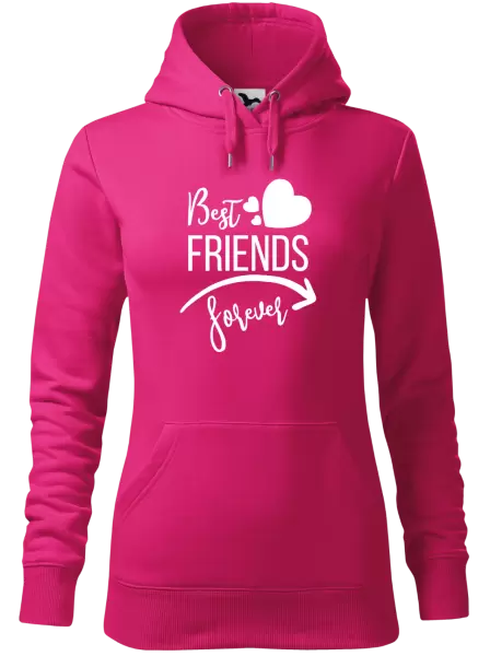 Dámská mikina Best friends forever srdce #1