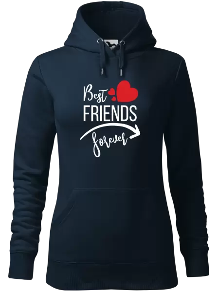 Dámská mikina Best friends forever srdce #1