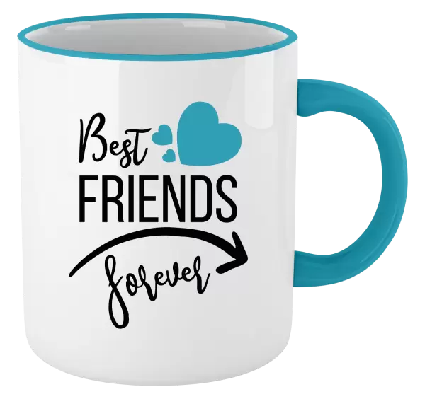 Hrnček Best friends forever srdce #1