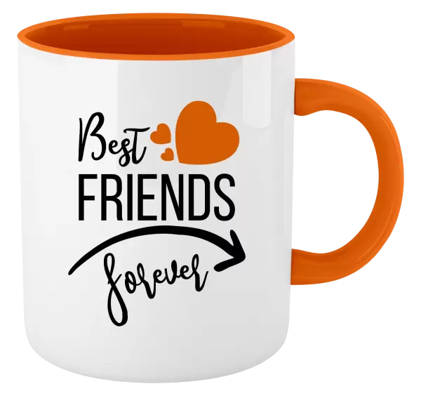 Hrnek Best friends forever srdce #1