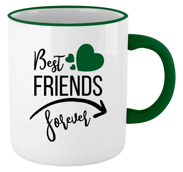 Hrnek Best friends forever srdce #1