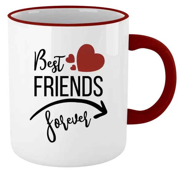 Hrnček Best friends forever srdce #1