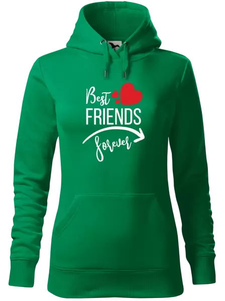 Dámská mikina Best friends forever srdce #1