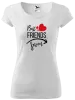 Dámské tričko Best friends forever srdce #1