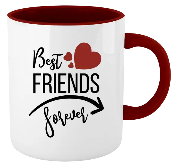 Hrnek Best friends forever srdce #1