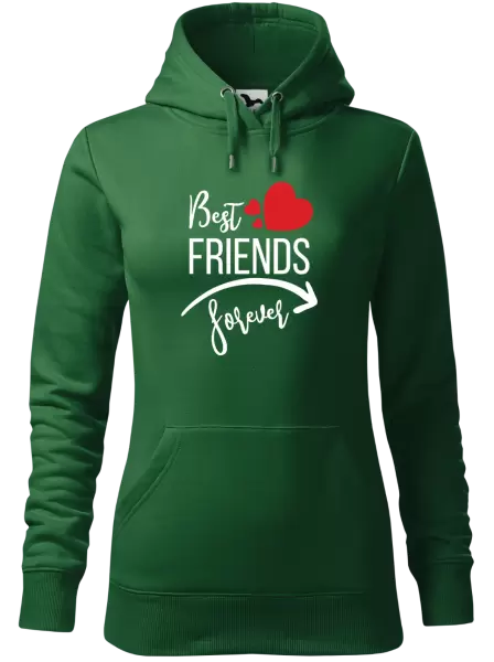 Dámská mikina Best friends forever srdce #1
