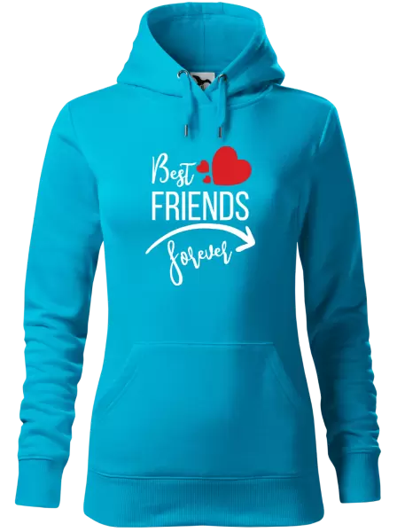Dámská mikina Best friends forever srdce #1