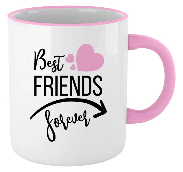 Hrnek Best friends forever srdce #1