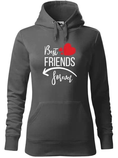 Dámská mikina Best friends forever srdce #2