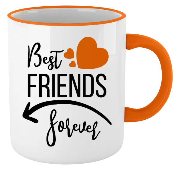 Hrnček Best friends forever srdce #2