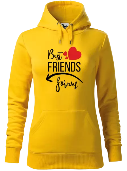 Dámská mikina Best friends forever srdce #2