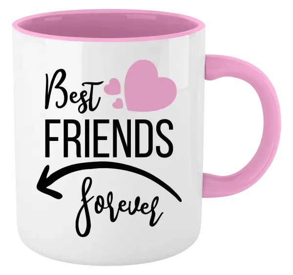 Hrnek Best friends forever srdce #2