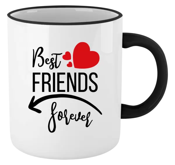 Hrnek Best friends forever srdce #2