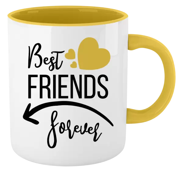 Hrnek Best friends forever srdce #2