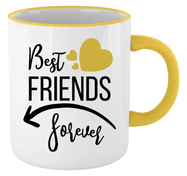 Hrnek Best friends forever srdce #2