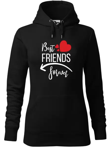 Dámská mikina Best friends forever srdce #2