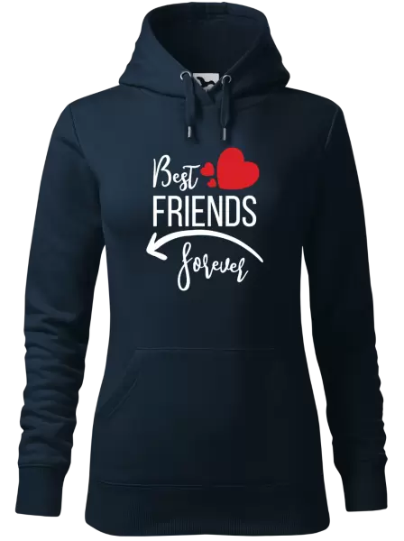 Dámská mikina Best friends forever srdce #2