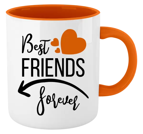 Hrnek Best friends forever srdce #2