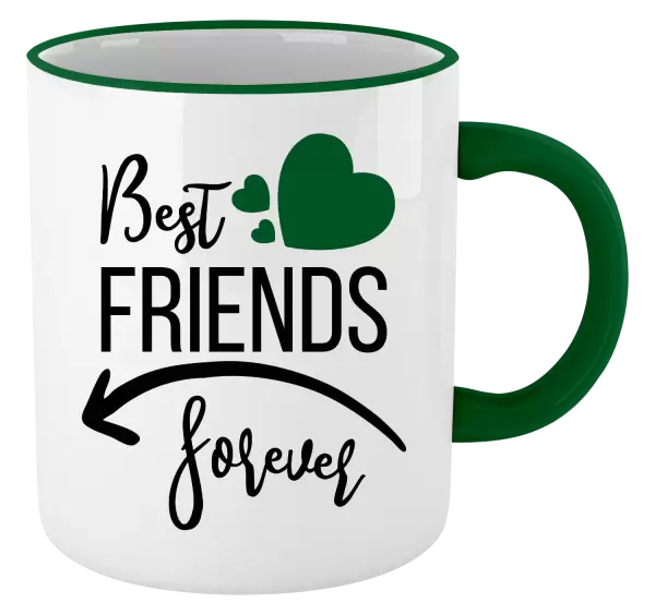 Hrnek Best friends forever srdce #2