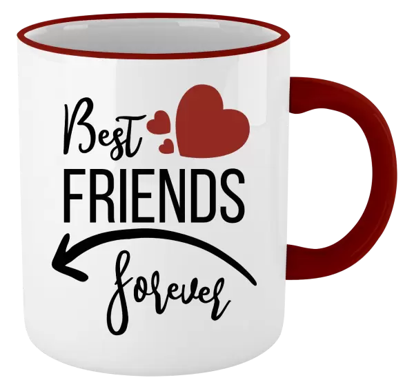 Hrnek Best friends forever srdce #2