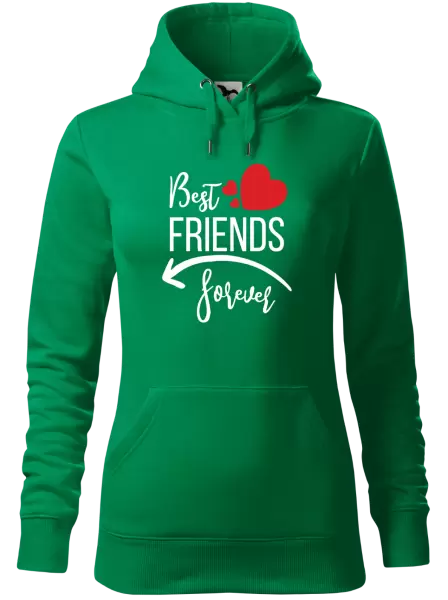 Dámská mikina Best friends forever srdce #2