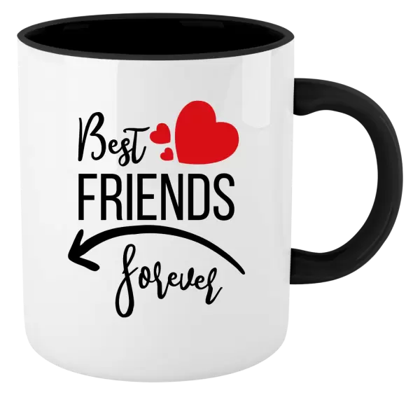 Hrnek Best friends forever srdce #2