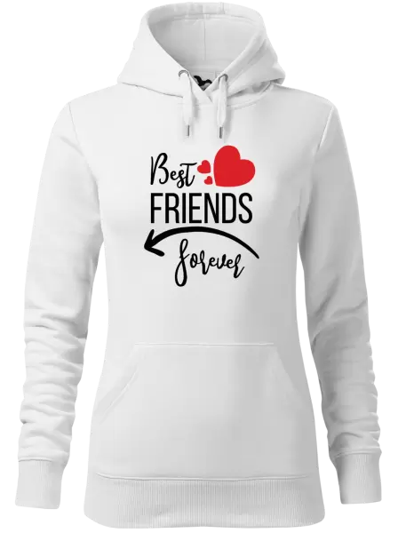 Dámská mikina Best friends forever srdce #2
