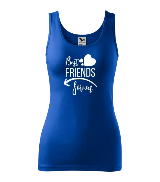 Dámské tílko Best friends forever srdce #2
