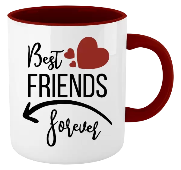 Hrnek Best friends forever srdce #2