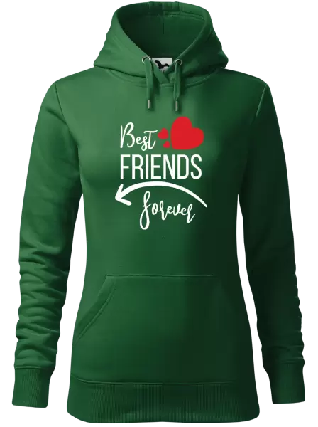 Dámská mikina Best friends forever srdce #2