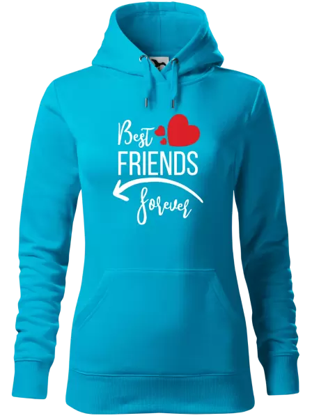 Dámská mikina Best friends forever srdce #2