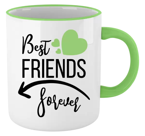 Hrnek Best friends forever srdce #2