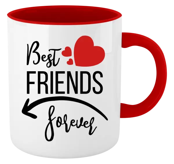 Hrnek Best friends forever srdce #2