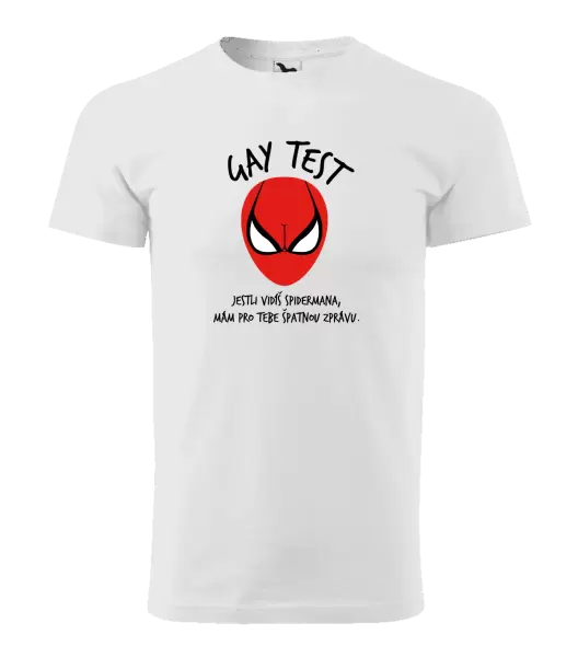 Pánské tričko Gay test
