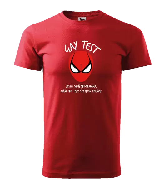 Pánské tričko Gay test