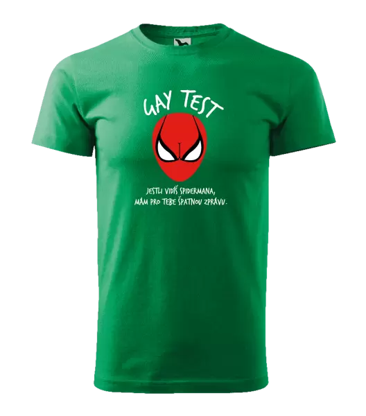 Pánské tričko Gay test