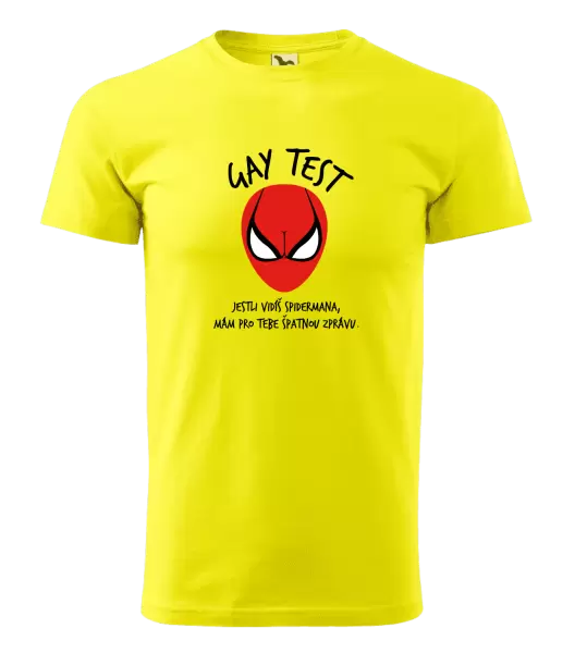 Pánské tričko Gay test