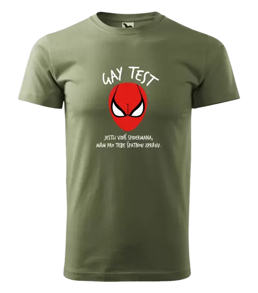 Pánské tričko Gay test