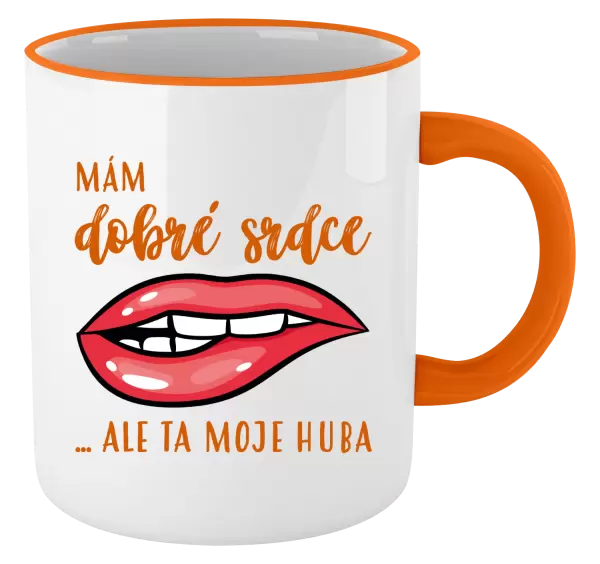Hrnek Mám dobré srdce, ale ta moje huba