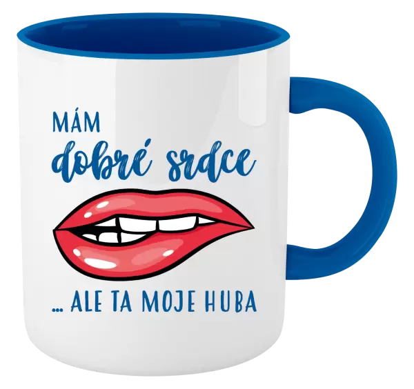 Hrnek Mám dobré srdce, ale ta moje huba