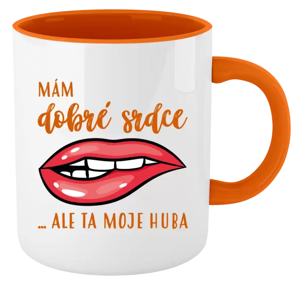 Hrnek Mám dobré srdce, ale ta moje huba